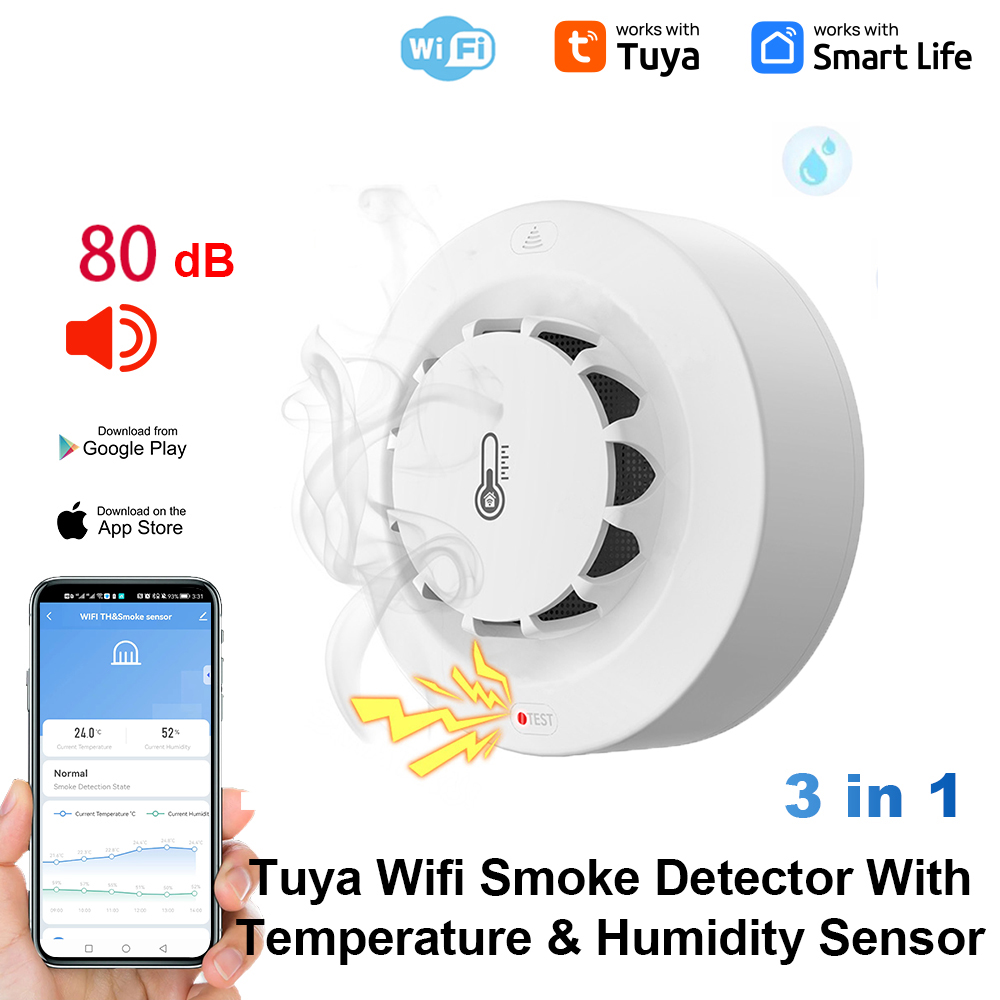Home Security With Alarm - Sensor de Temperatura e Umidade WiFi
