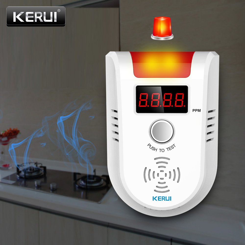 Home Security System - Kerui gd13 detector de gás lpg