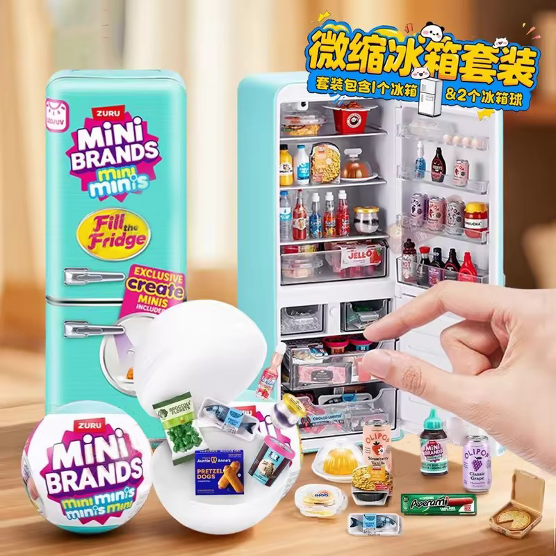 Home Security Kit - Mini geladeira de brinquedo com luzes