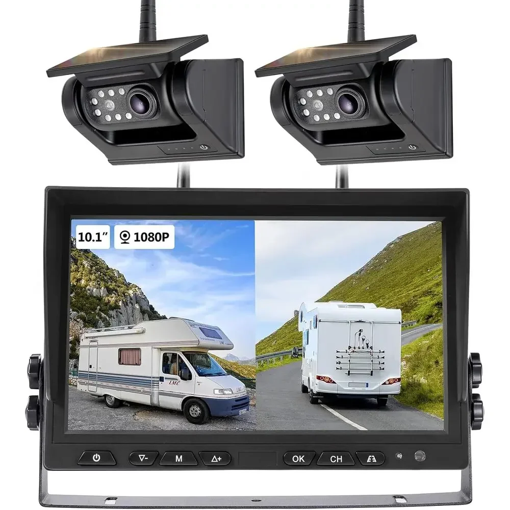 Camera Solar Wireless - Câmera de Ré Solar Magnética Sem
