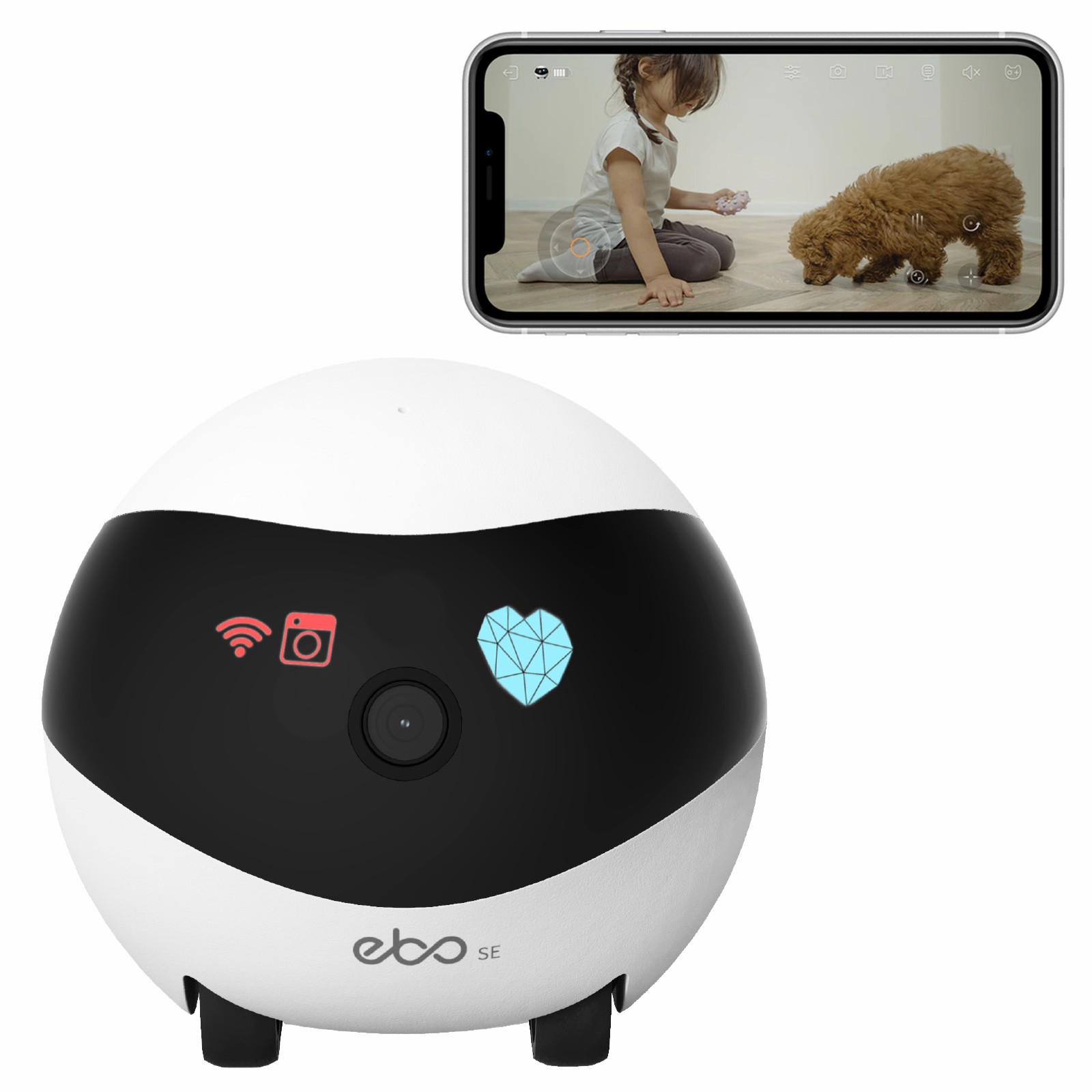Home Security Robot - EBO SE Smart Home Robot Companion