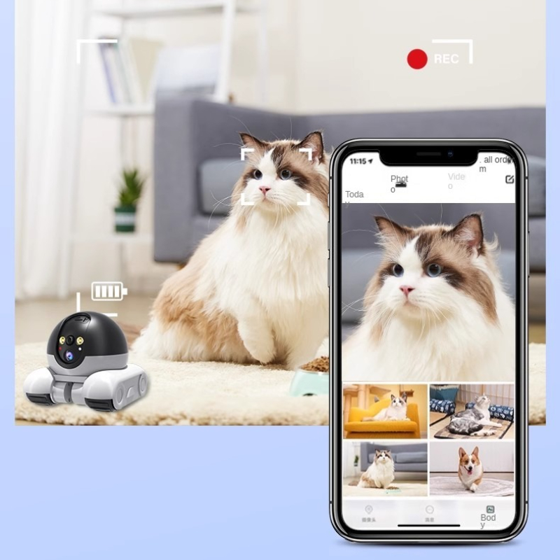 Home Security Robot - 4mp câmera ip 5g wifi lente