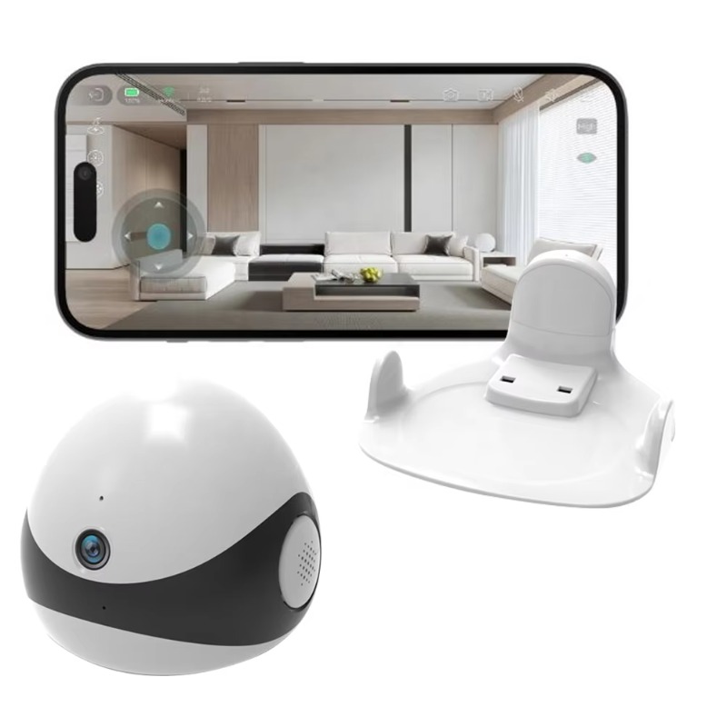 Home Security Robot - Câmera Robô Móvel Sem Fio 2K