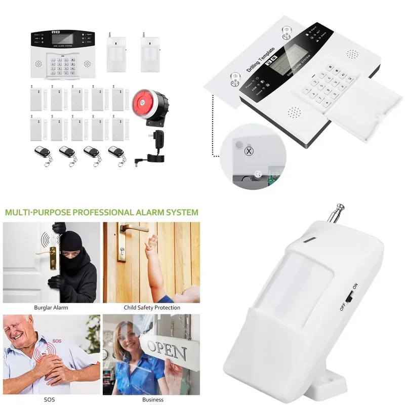 Home Security With Alarm - Kit de Alarme Contra Roubo para