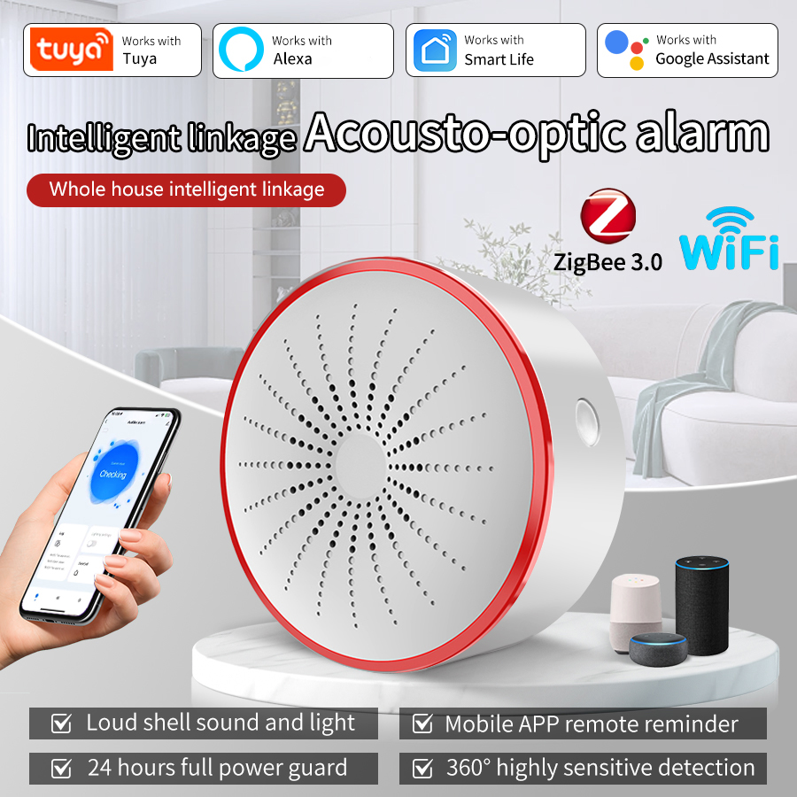 Home Security Ultimate - Sirene de Alarme Inteligente Tuya WiFi