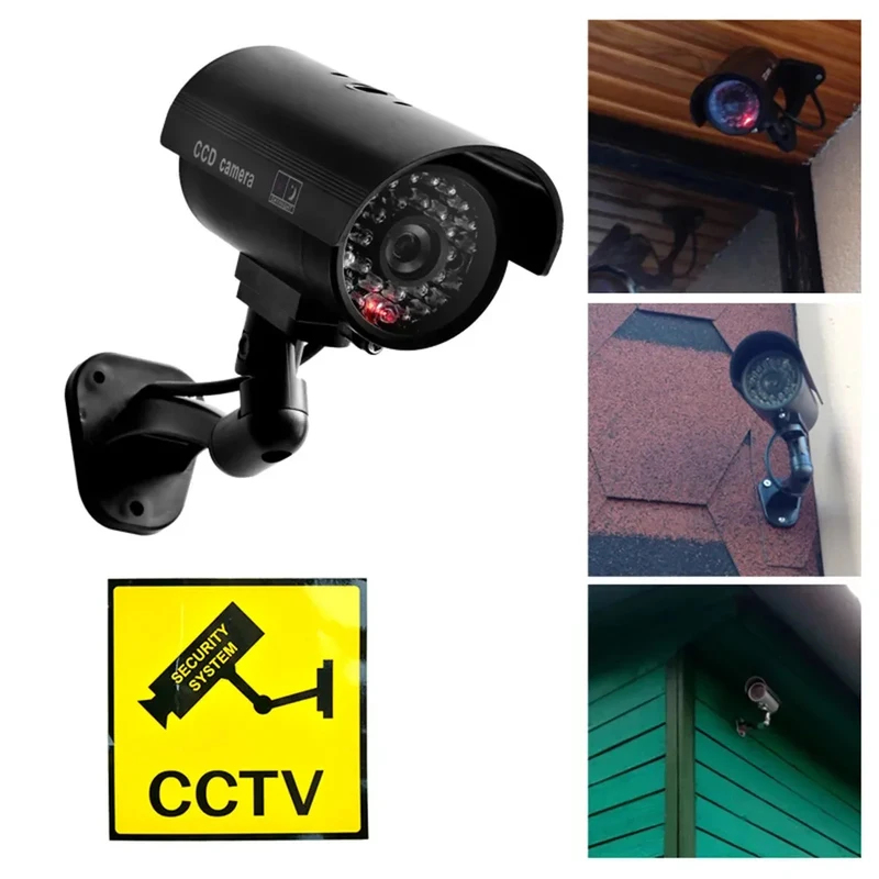 Home Security Video Cameras - Câmera Falsa de Simulação com Luz