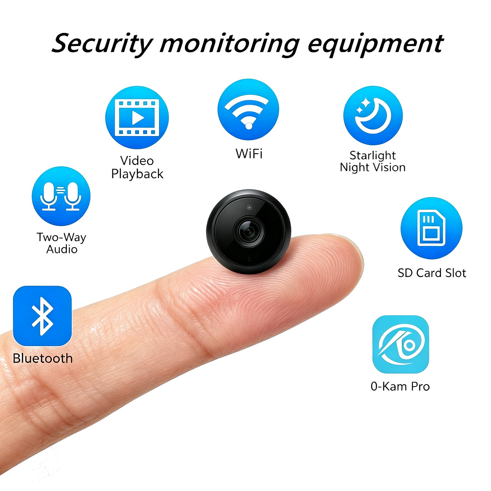 Home Security Video Cameras - Kit Completo de Vigilância Residencial Interna