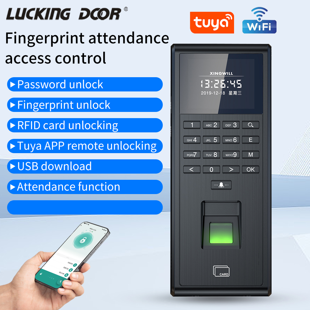 Home Security System - Tuya inteligente biométrico reconhecimento de impressão