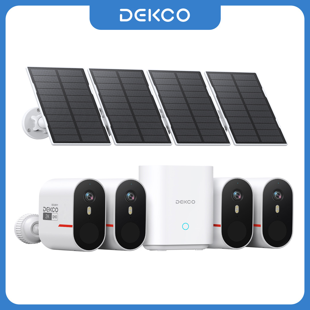 Home Security Kit - Sistema de Câmera Solar WiFi Dekco