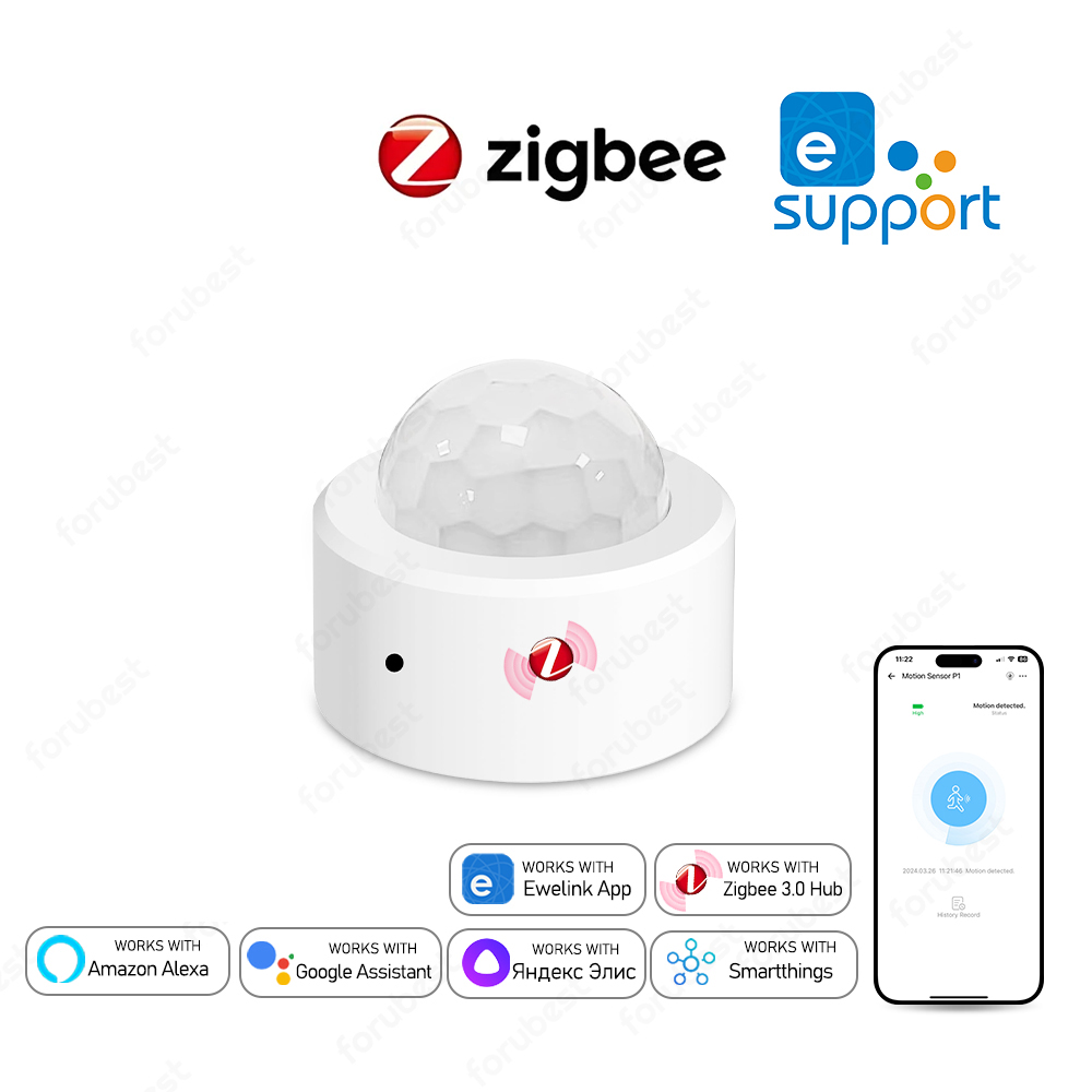 Home Security With Alarm - Zigbee 3.0 sensor de movimento humano