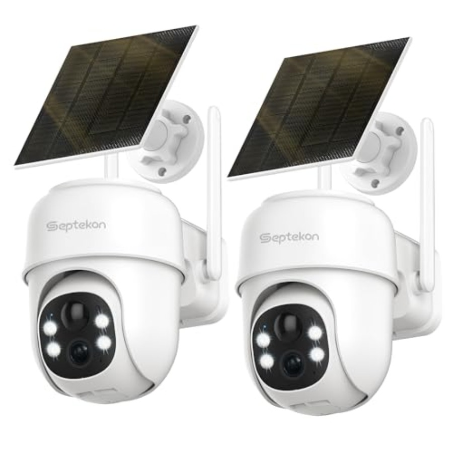 Camera Solar Wireless - 360 ° Câmeras de Segurança PTZ
