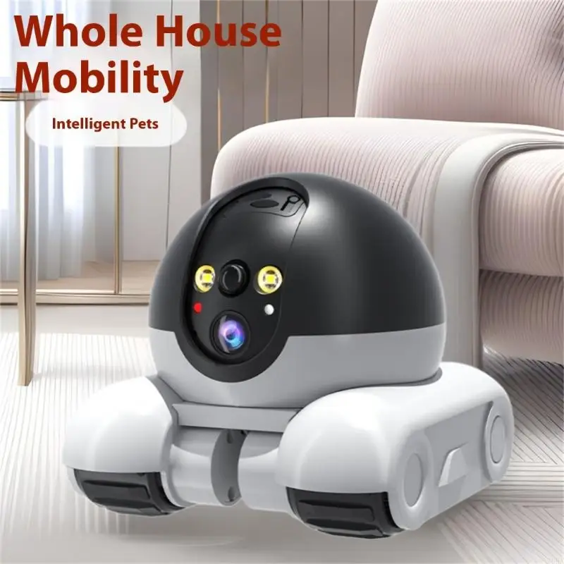 Home Security Training - Câmera estimação rotativa 360 ​​graus com
