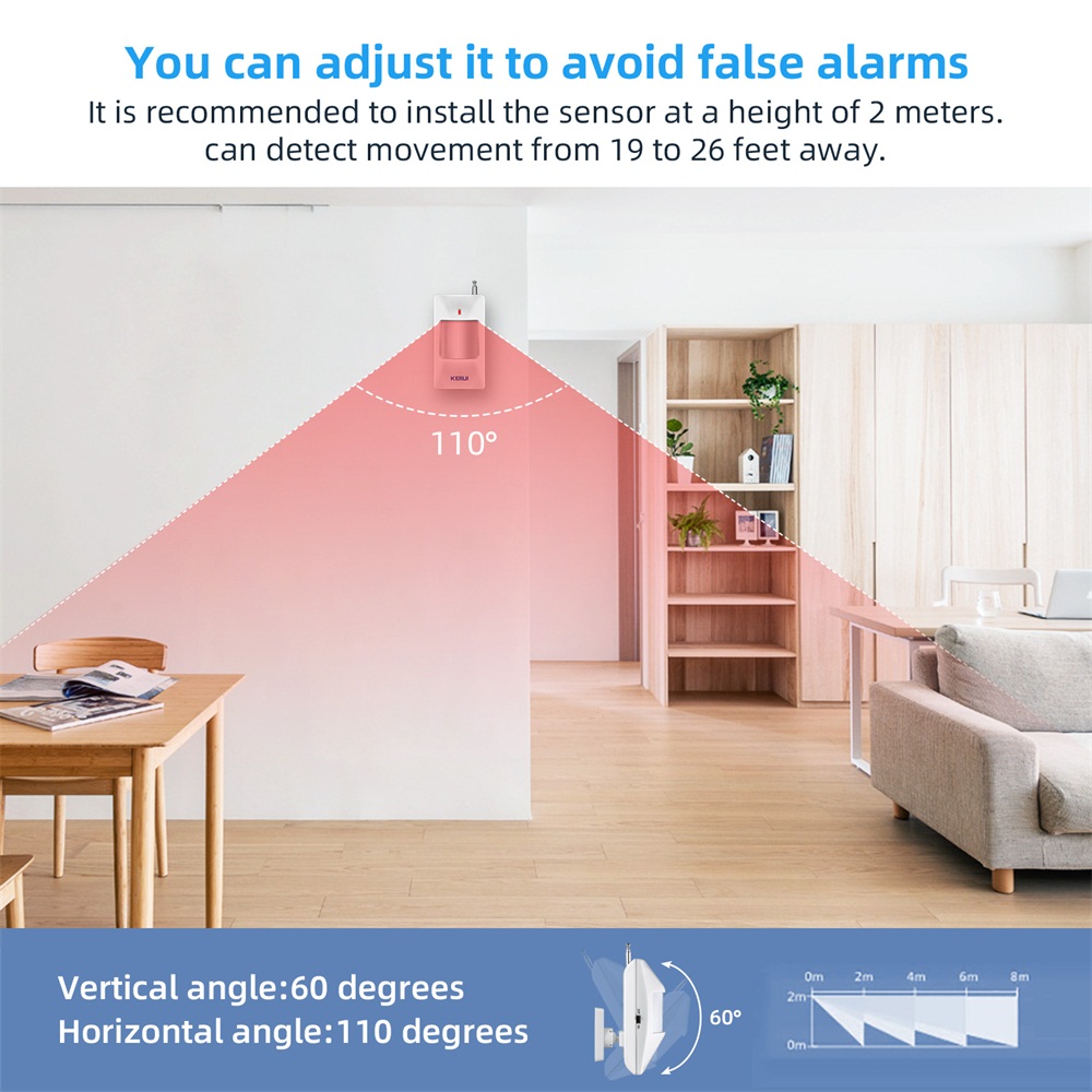 KERUI-Sem fio PIR Motion Senso - Home Security Ultimate avaliação e preço