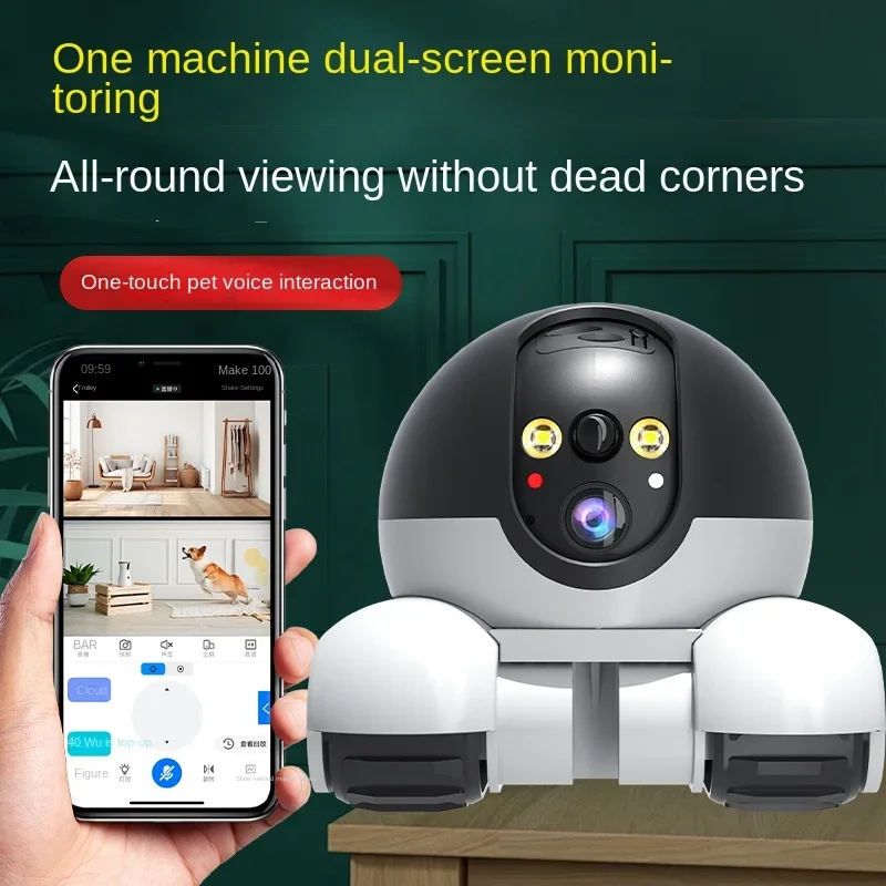 2mp câmera ip 5g wifi casa int - Home Security Robot avaliação e preço