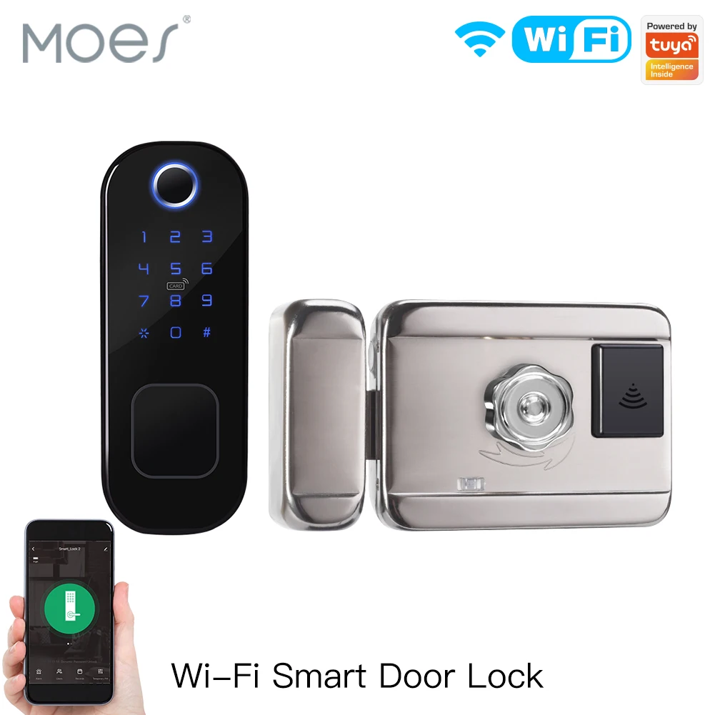 MOES-Smart Digital Door Lock c - Home Security Tips avaliação e preço