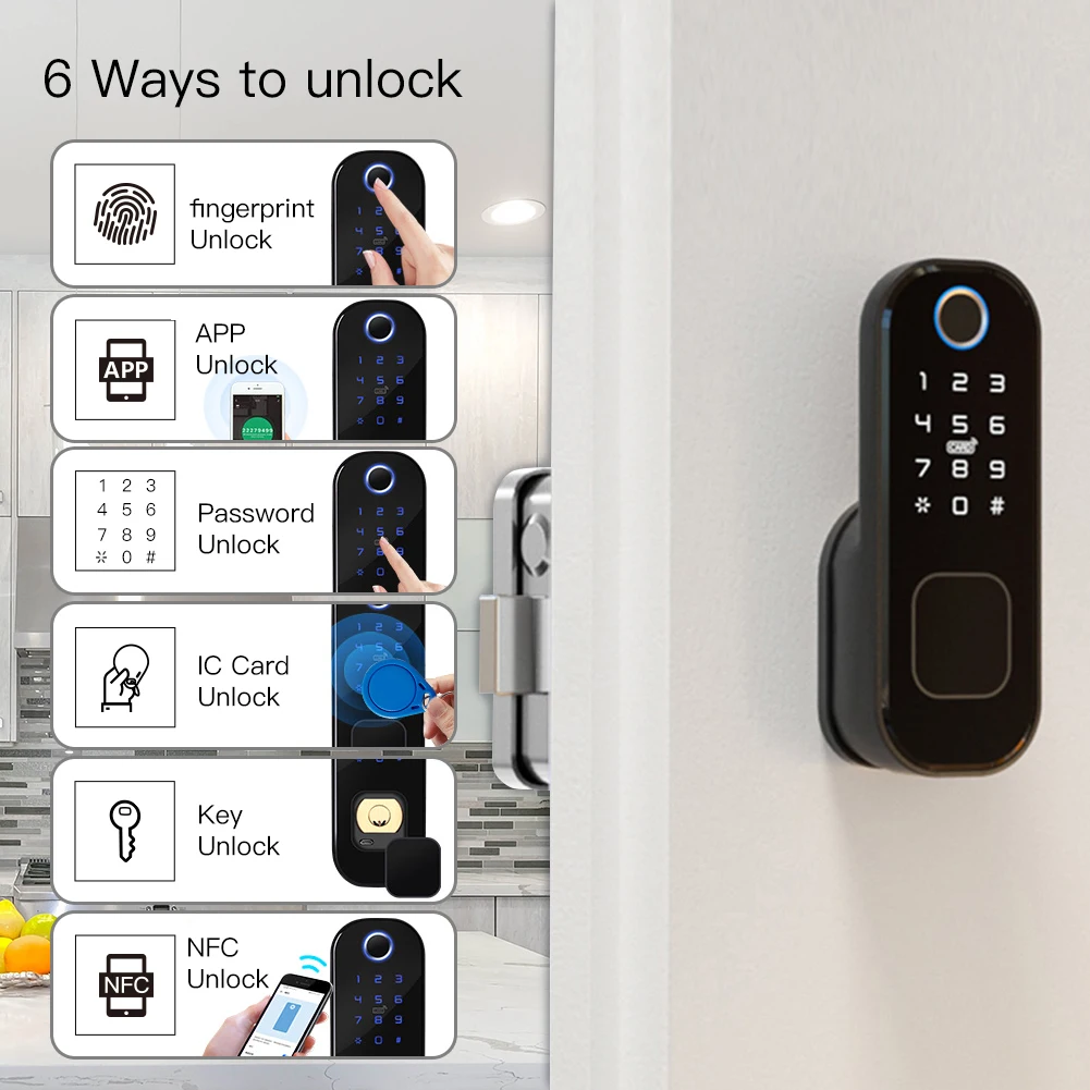 MOES-Smart Digital Door Lock c - Home Security Tips avaliação e preço