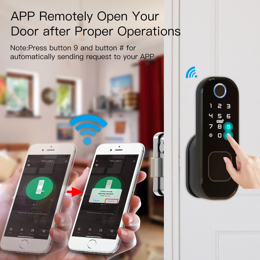 MOES-Smart Digital Door Lock c - Home Security Tips avaliação e preço