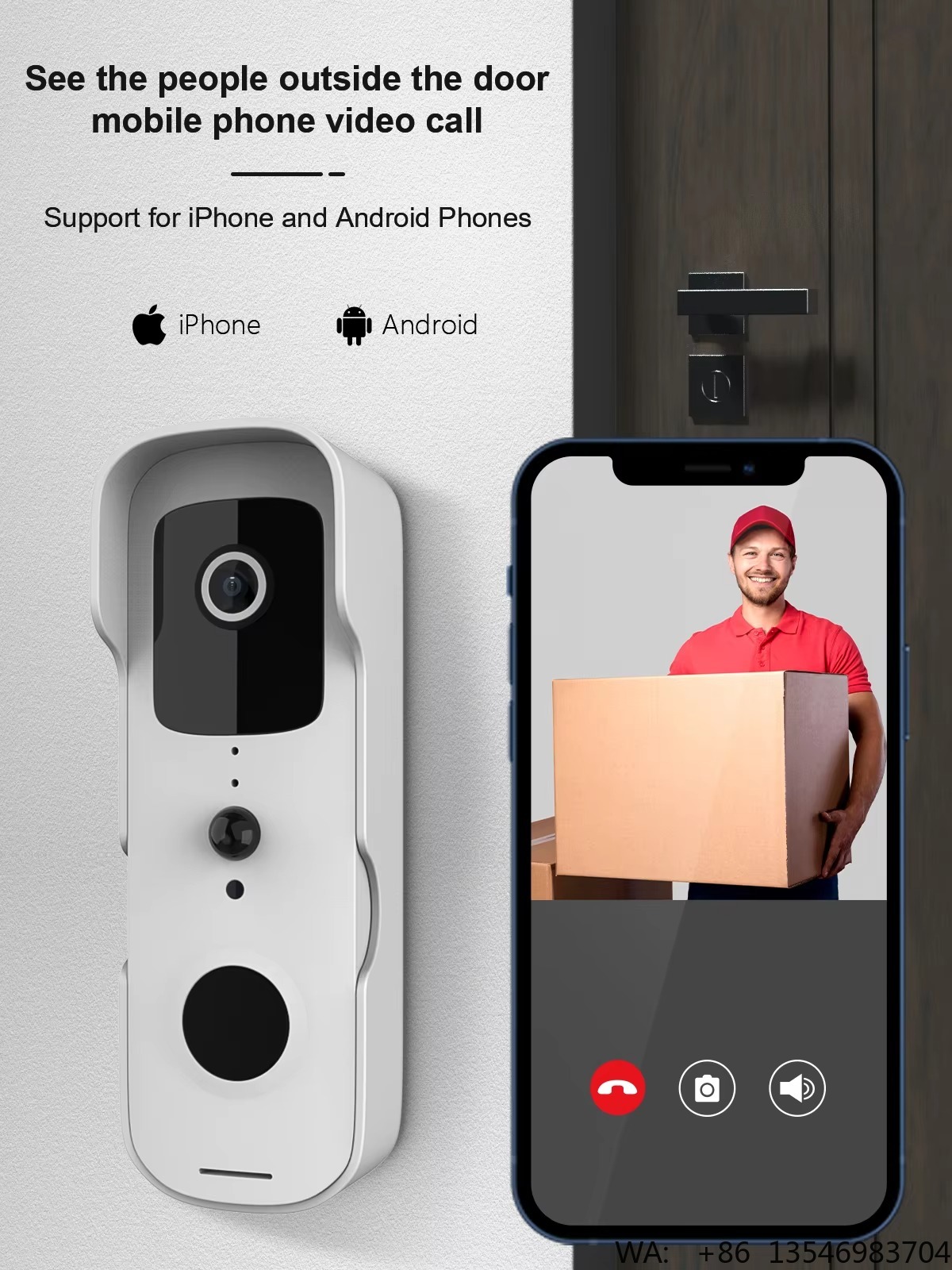 VESAFE Atacado Campainha Intel - Home Security Ring Camera avaliação e preço