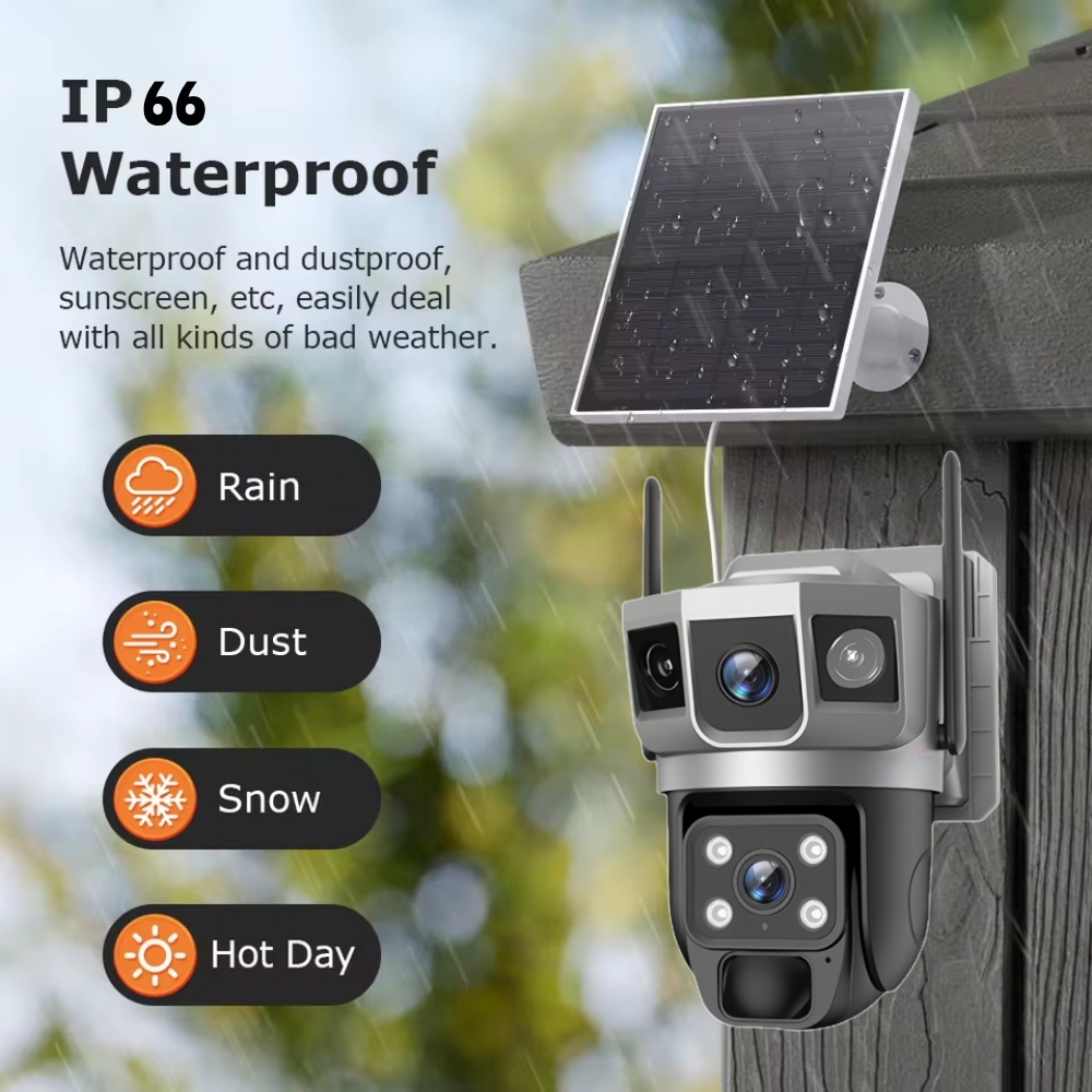 Câmera de Vigilância Solar Ext - Home Security Video Cameras avaliação e preço