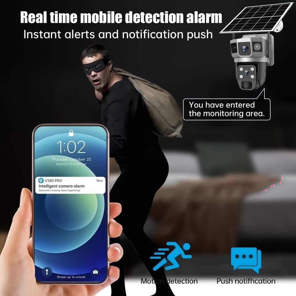 Câmera de Vigilância Solar Ext - Home Security Video Cameras avaliação e preço