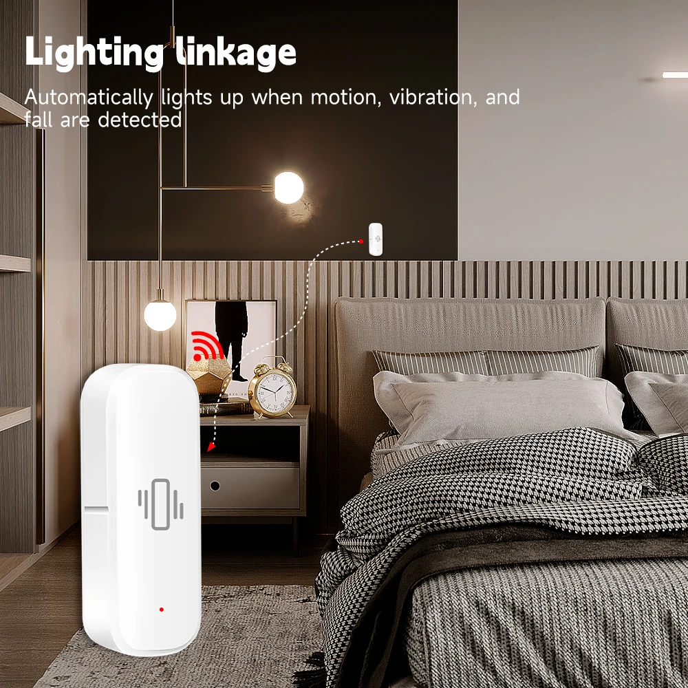 Sensor de Vibração Inteligente - Home Security With Alarm avaliação e preço