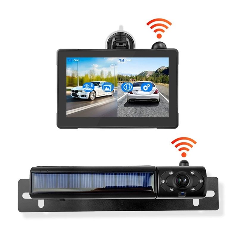 Sistema de Câmera de Ré Sem Fi - Camera Solar Wireless avaliação e preço