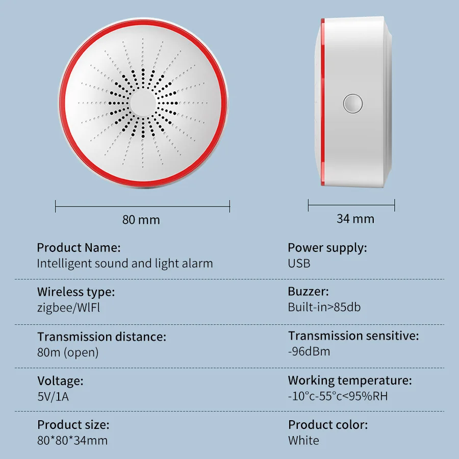 Sirene de Alarme Inteligente T - Home Security Ultimate avaliação e preço