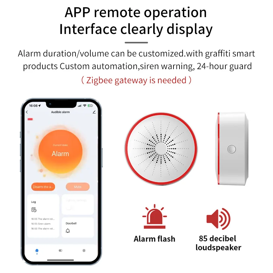 Sirene de Alarme Inteligente T - Home Security Ultimate avaliação e preço