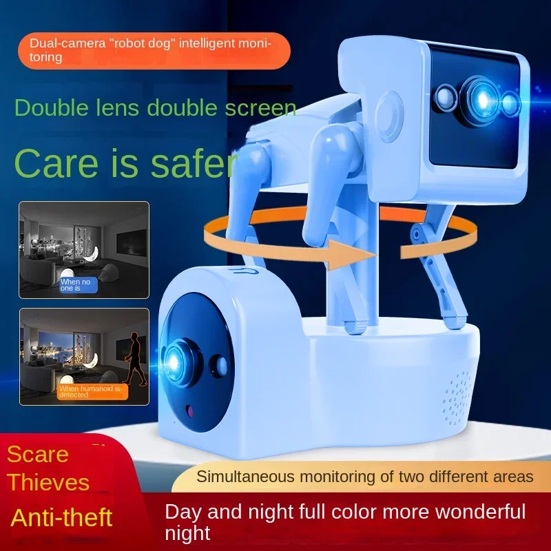 Câmera ip de 2mp, sem fio, rob - Home Security Robot avaliação e preço