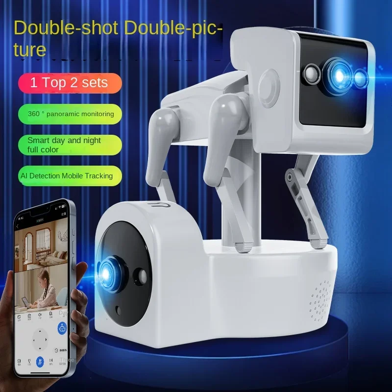 Câmera ip de 2mp, sem fio, rob - Home Security Robot avaliação e preço
