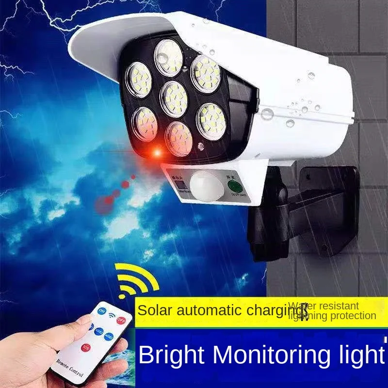 Luz solar ao ar livre sensor d - Camera Solar Wireless avaliação e preço