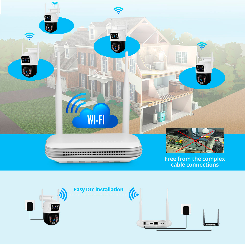 Kerui à prova d'água 6mp hd se - Home Security Video Cameras avaliação e preço