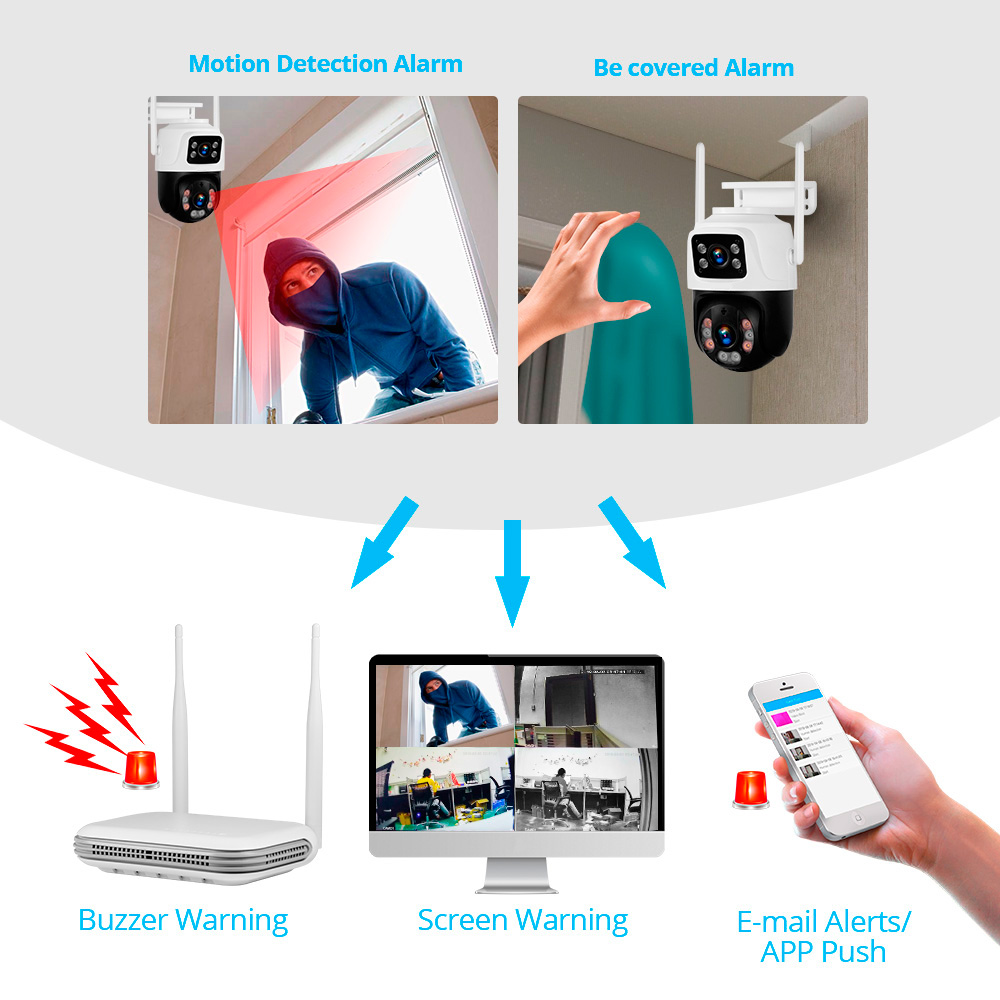 Kerui à prova d'água 6mp hd se - Home Security Video Cameras avaliação e preço