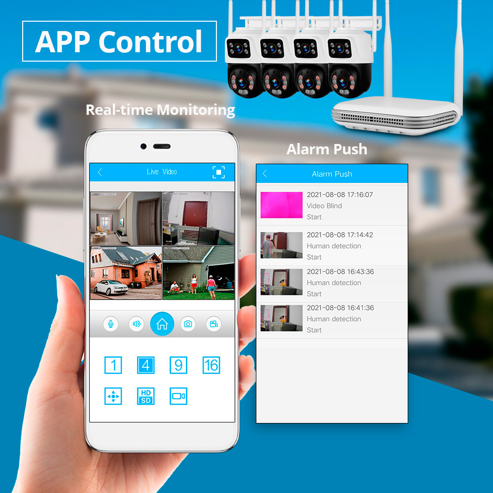 Kerui à prova d'água 6mp hd se - Home Security Video Cameras avaliação e preço