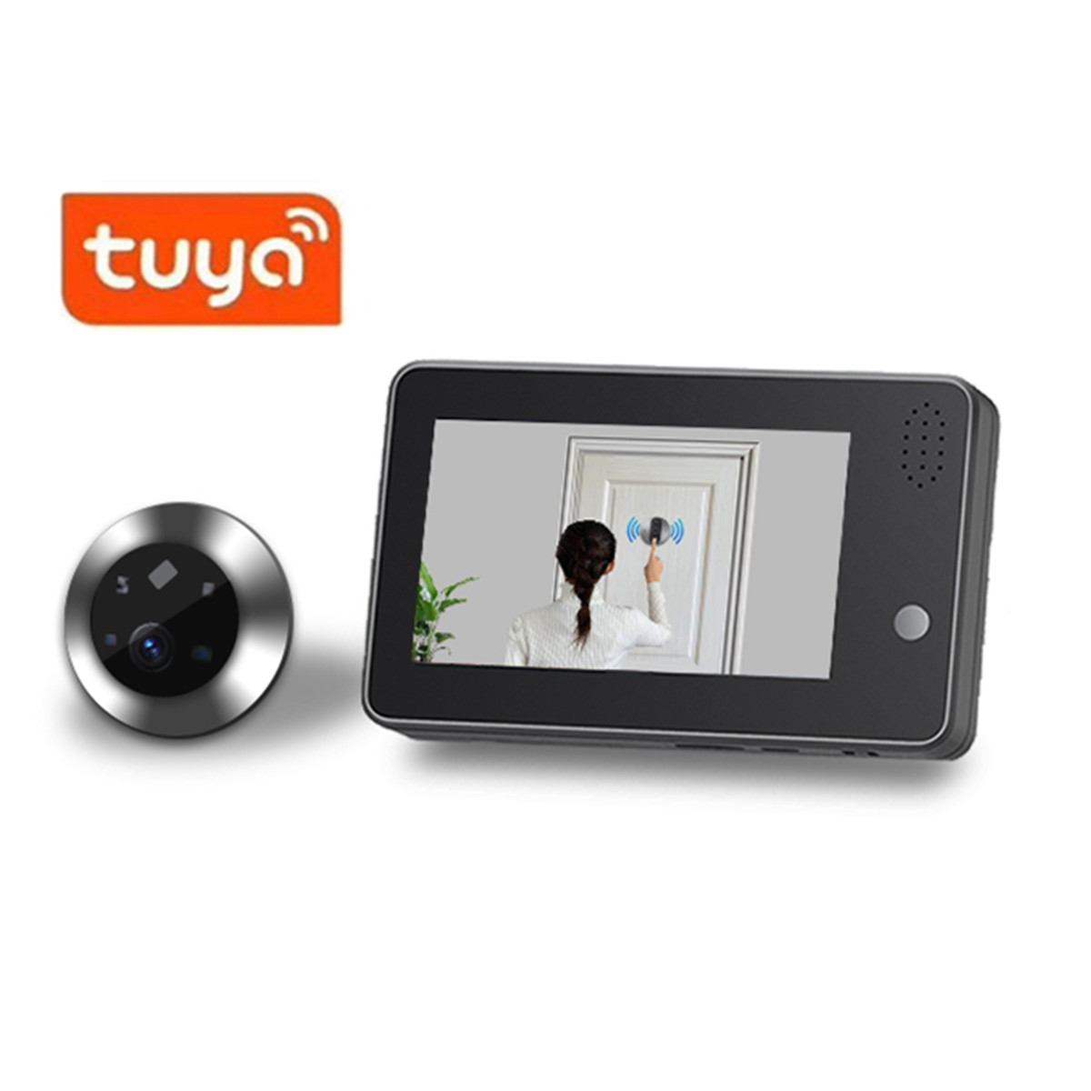 Campainha Inteligente WiFi Tuy - Home Security Video Cameras avaliação e preço