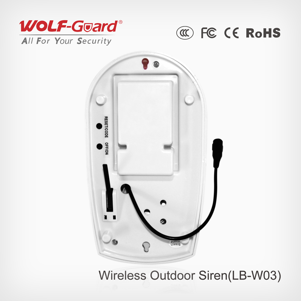 Wolf-guard sirene piscante de  - Home Security Ultimate avaliação e preço