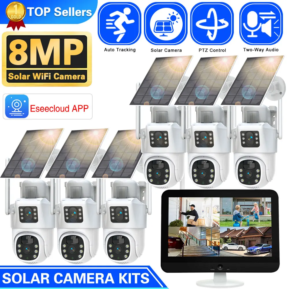Auto Tracking Video Surveillan - Camera Solar Wireless avaliação e preço