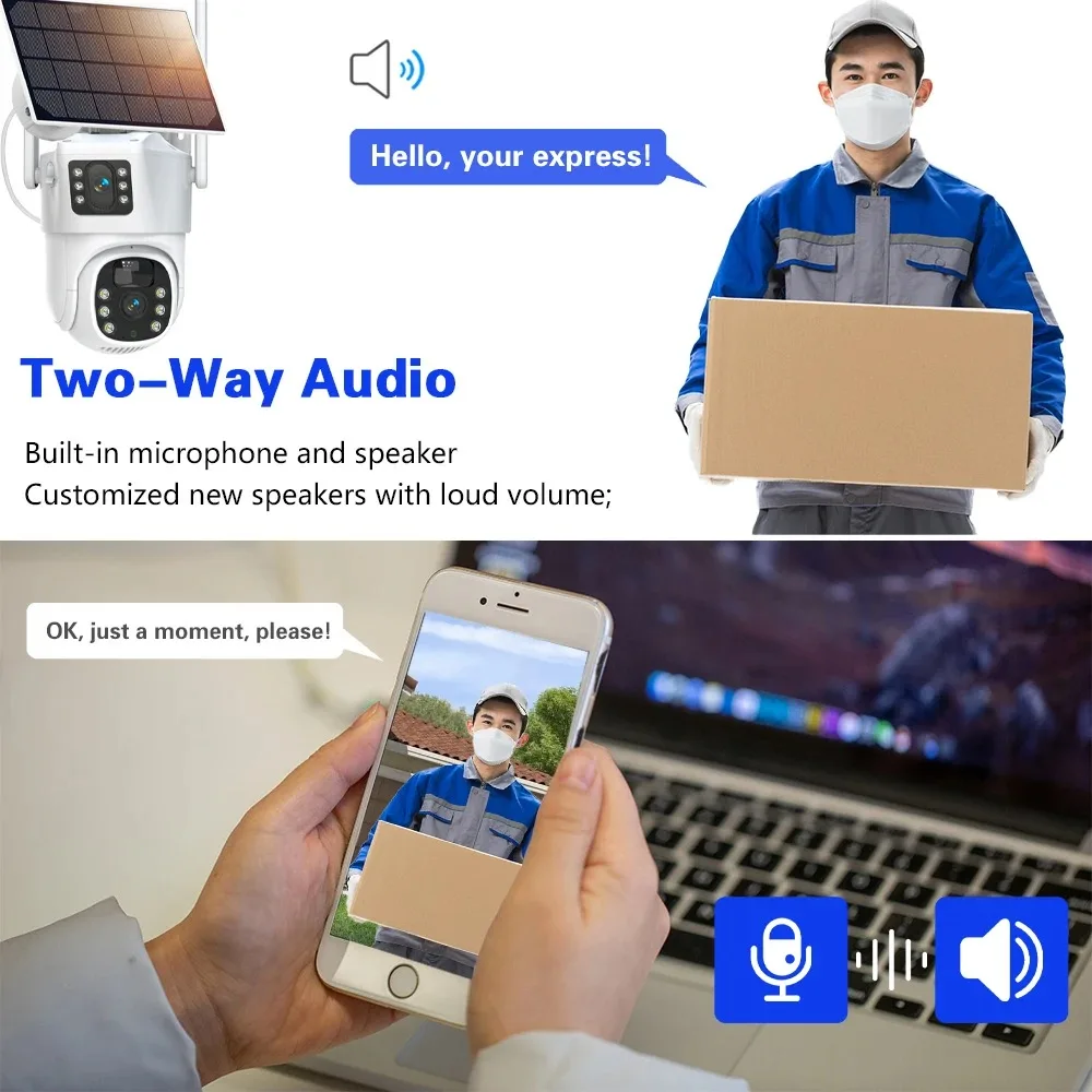 Auto Tracking Video Surveillan - Camera Solar Wireless avaliação e preço