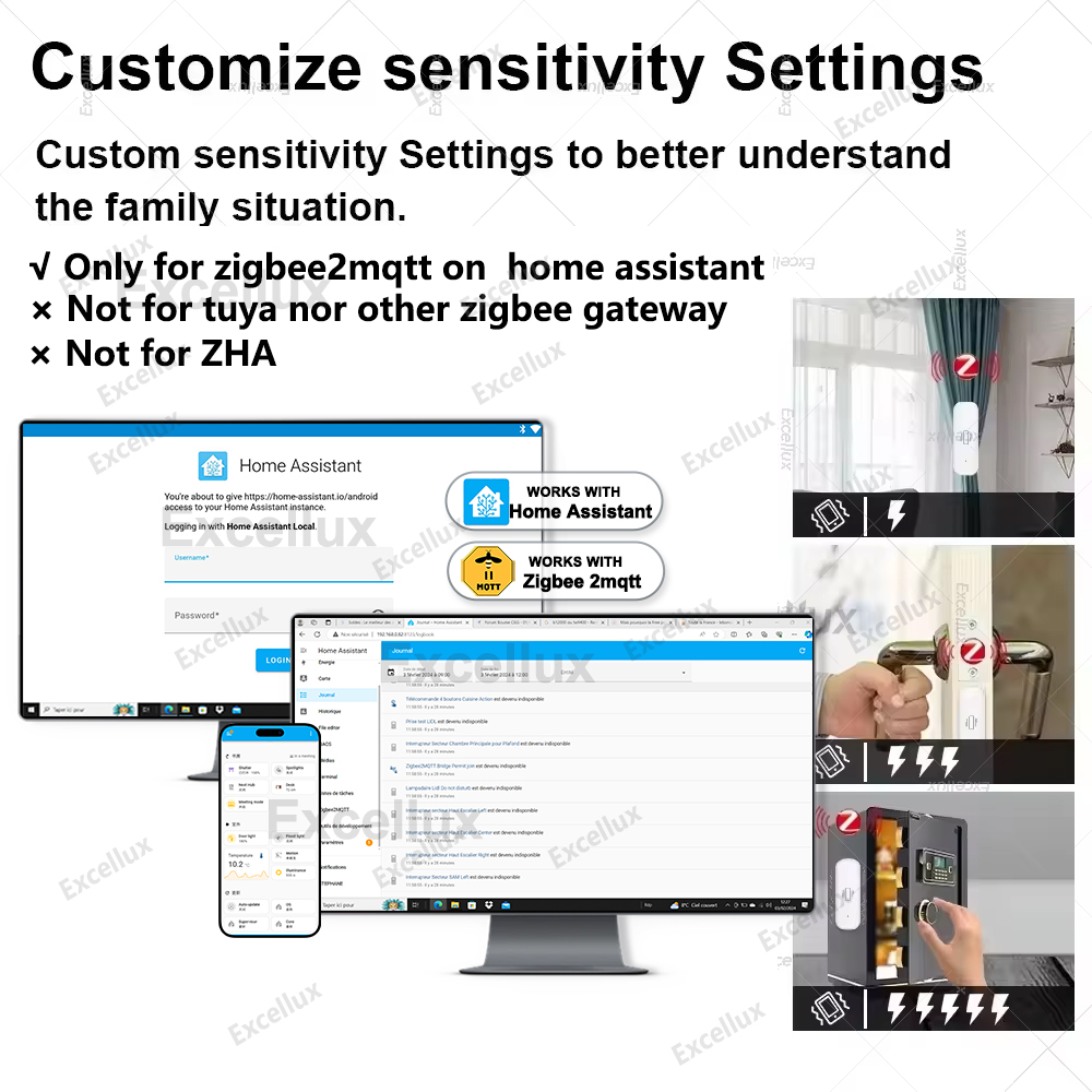 Zigbee sensor de vibração inte - Home Security With Alarm avaliação e preço