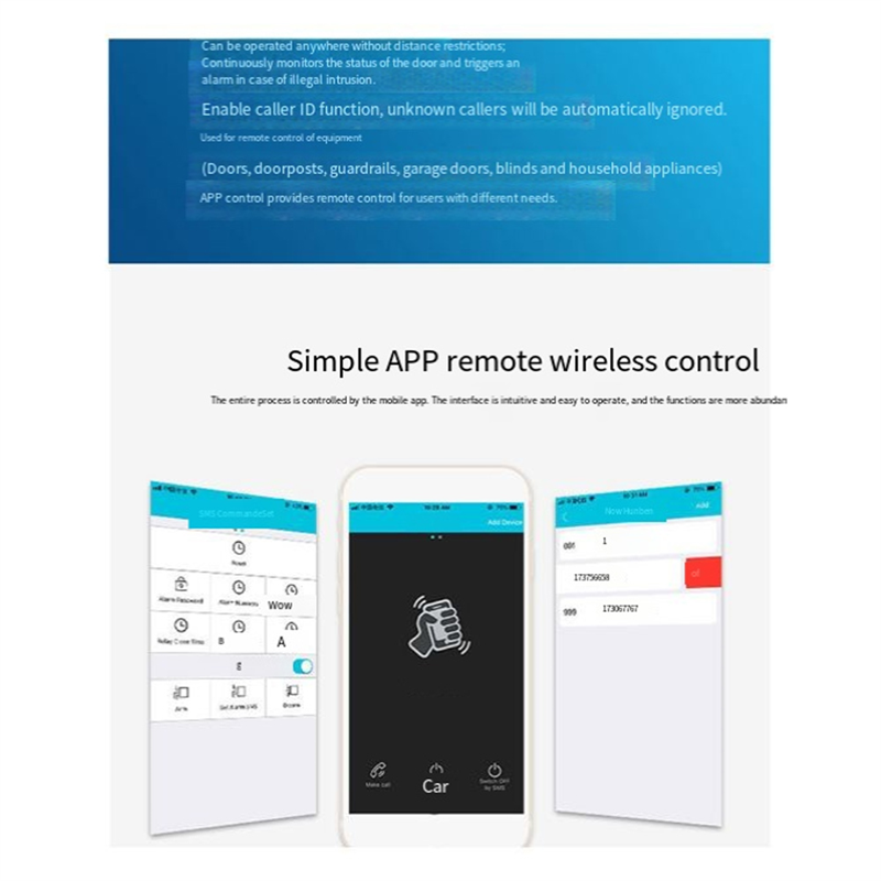 B04C-RTU5024 GSM Abridor de po - Home Security Kit avaliação e preço