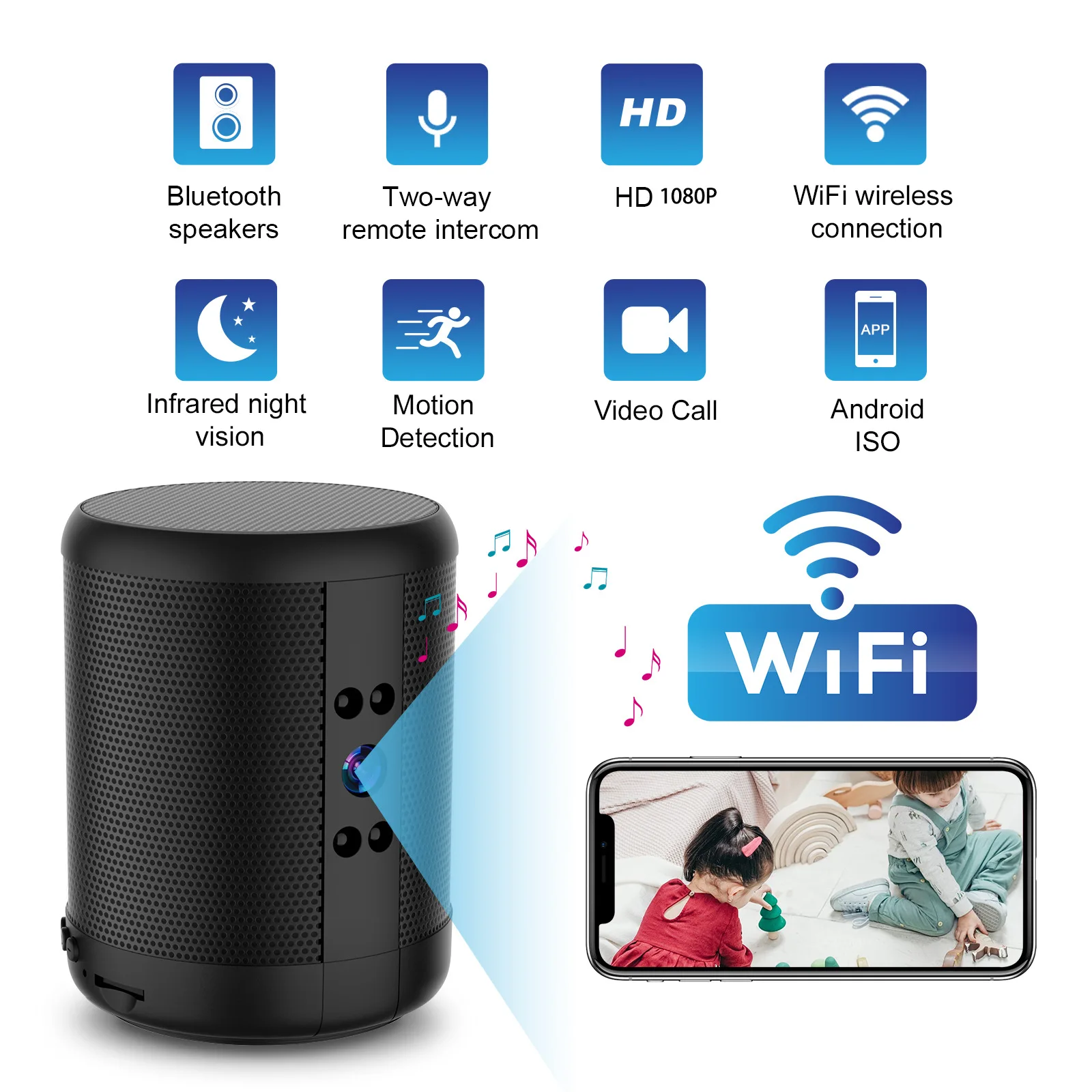 Câmera de Segurança WiFi com A - Home Security Robot avaliação e preço