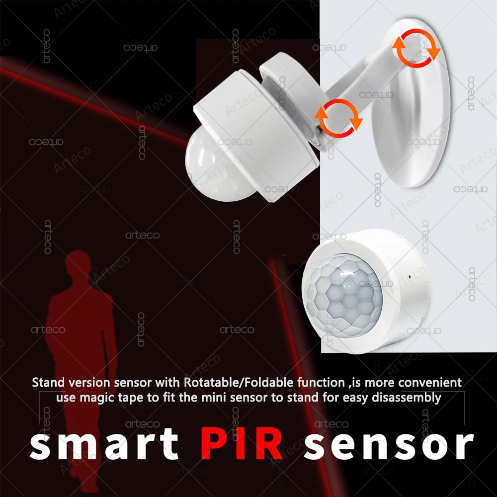 Sensor de Movimento PIR Mini Z - Home Security With Alarm avaliação e preço