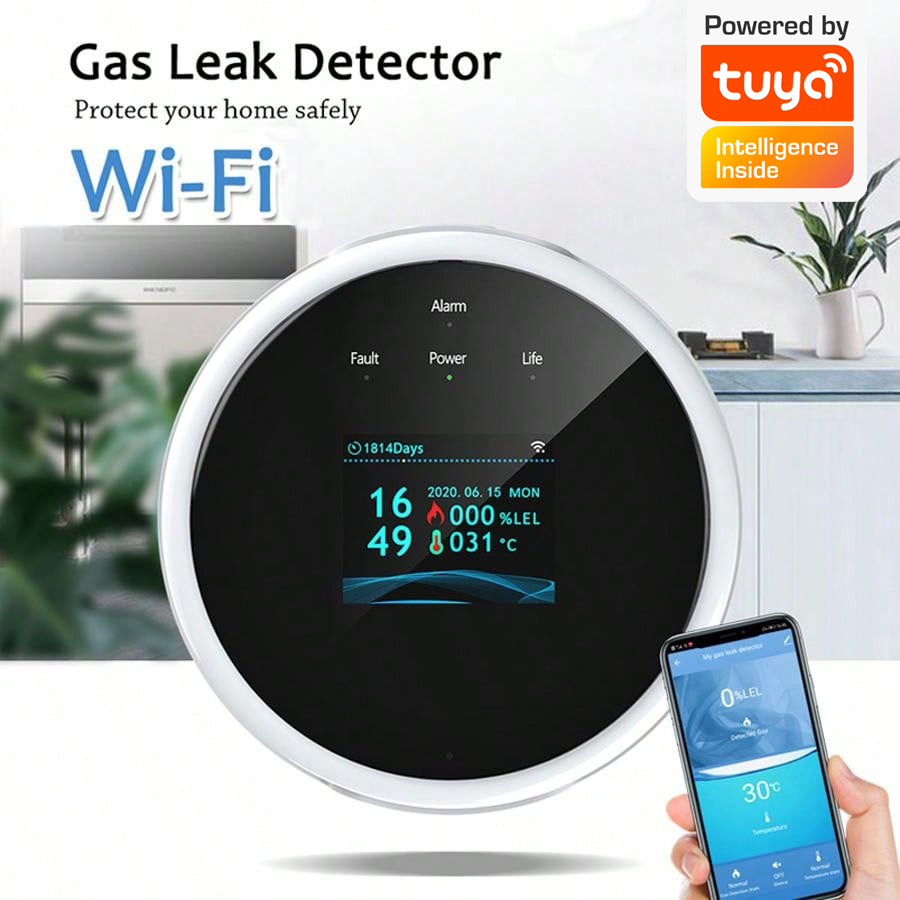 Sensor de Alarme de Gás WiFi 2 - Home Security System avaliação e preço