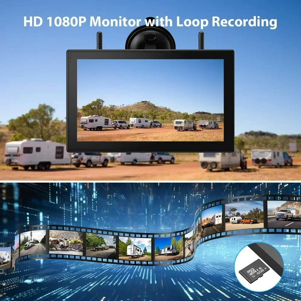 Câmera de Ré Magnética Solar S - Camera Solar Wireless avaliação e preço