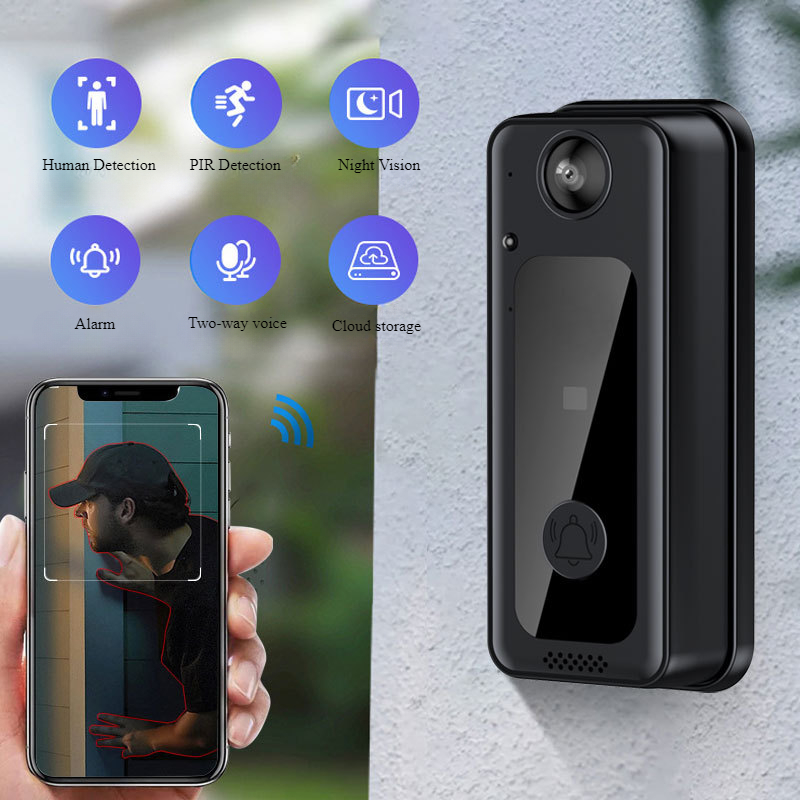 Campainha sem fio wi fi vídeo  - Home Security Ring Camera avaliação e preço